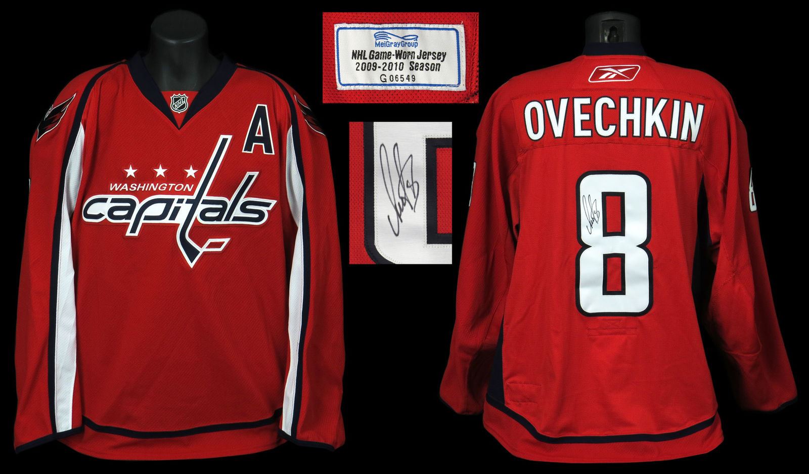 nhl game used jersey