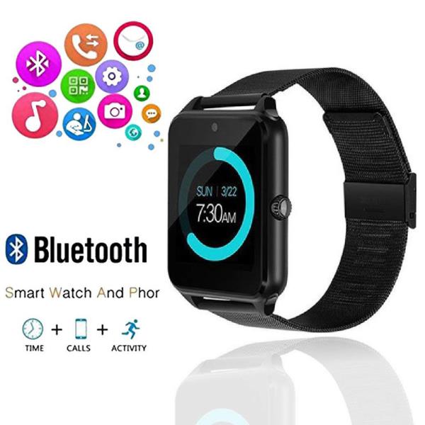 New Z60 Bluetooth Smart Watch GSM SIM Phone Mate Stainless Steel For IOS Android - watchz60 24 600 - New Z60 Bluetooth Smart Watch GSM SIM Phone Mate Stainless Steel For IOS Android