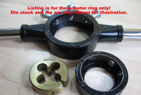 Dies in 2/" 50mm Die Stock #T11D 38mm NEW Reducer Adapter Ring for 1-1//2/"