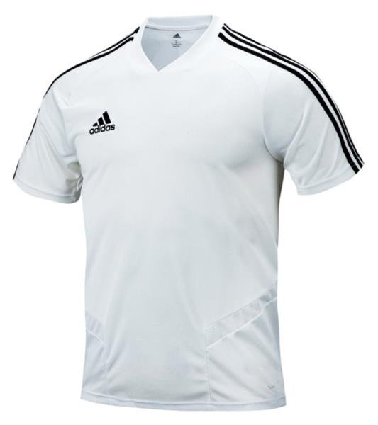 black and white adidas soccer jersey