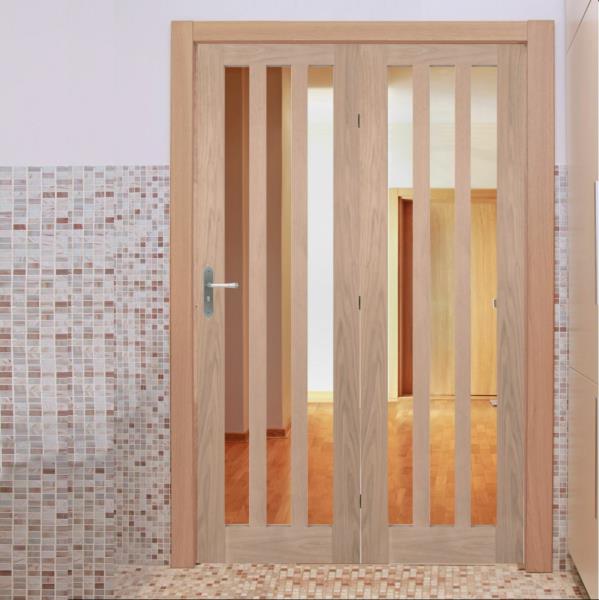 Enjoy the benefits of open plan living or create a sense of intimacy with smaller rooms Internal Bifold Doors Oak