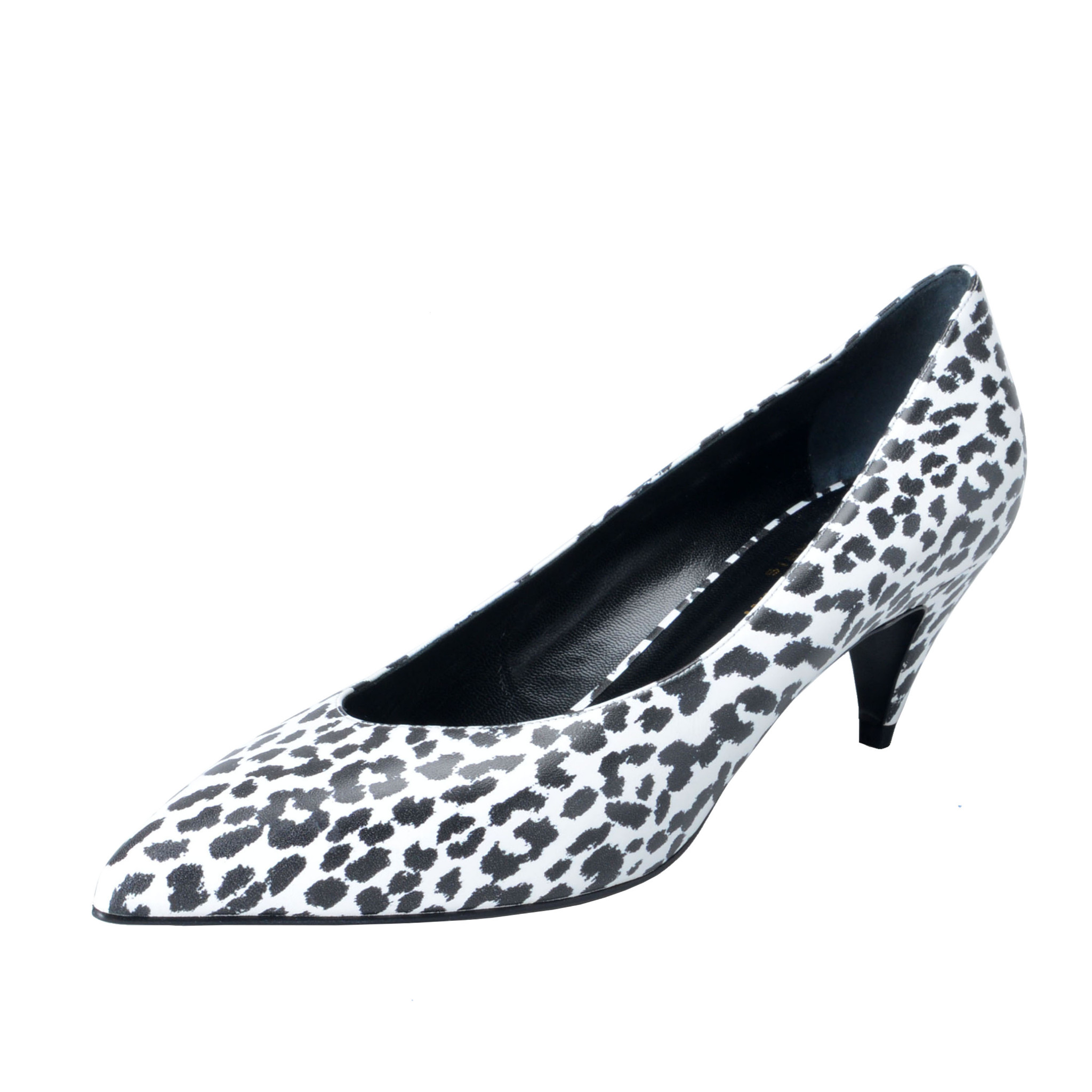 leopard skin kitten heels