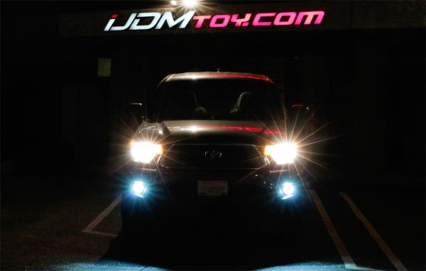 iJDMTOY CSP 50W H7 LED Headlight Foglight Driving DRL Light Upgrading Bulbs