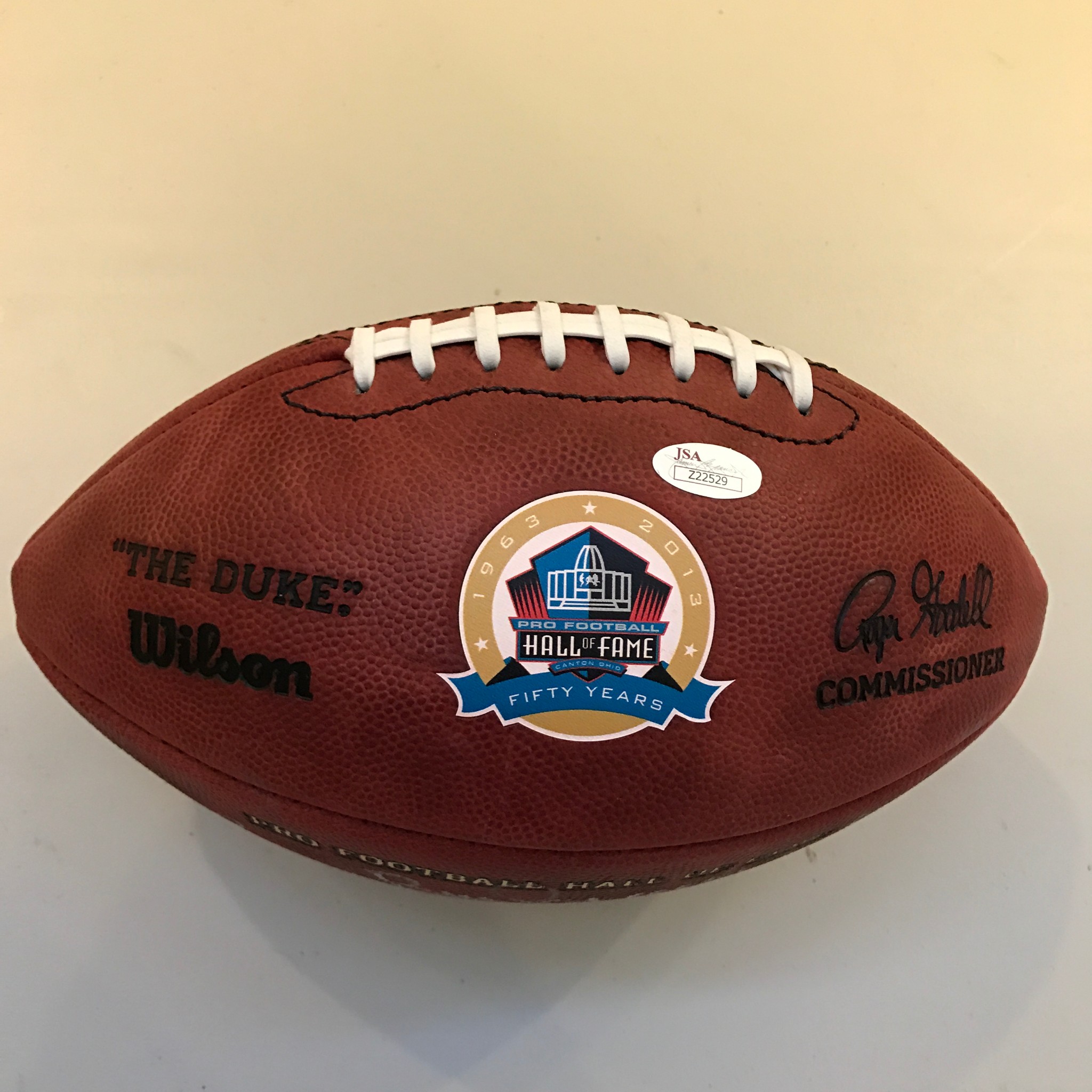 Hall Of Fame Class Of 2013 Signed Wilson NFL Football 7 Signatures JSA ...