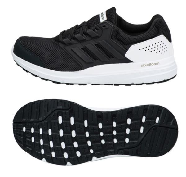 Zapatos De Entrenamiento Adidas Hombres Galaxy 4 Negro Blanco Zapatillas  Gimnasio Zapato de correr CP8826 | eBay