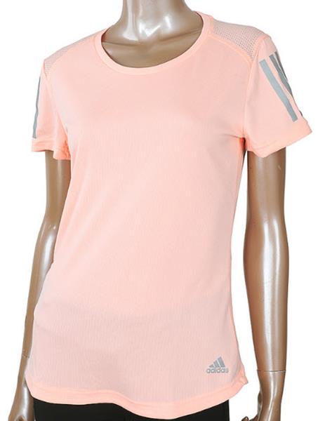 Adidas Women Own The Run S S T Shirts Pink Training Tee Gym Yoga