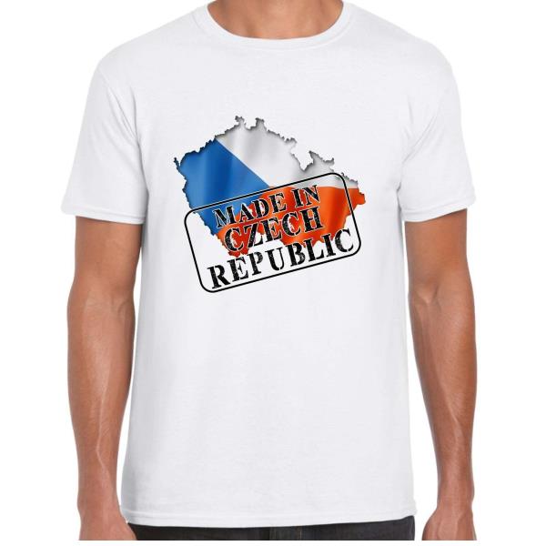 Czech Republic New T-Shirt Country Flag Top City Map