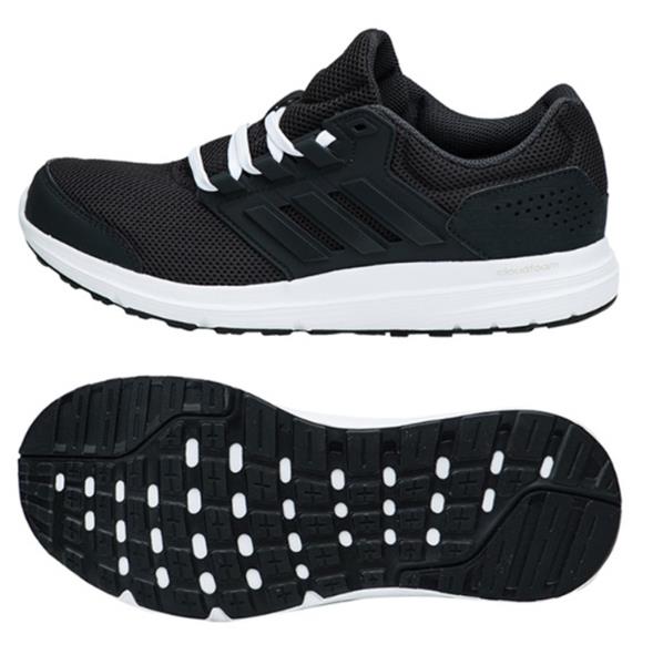 Zapatos De Entrenamiento Adidas Mujer Galaxy 4 que ejecutan Tenis Atléticas  Yoga Negro CP8833 | eBay