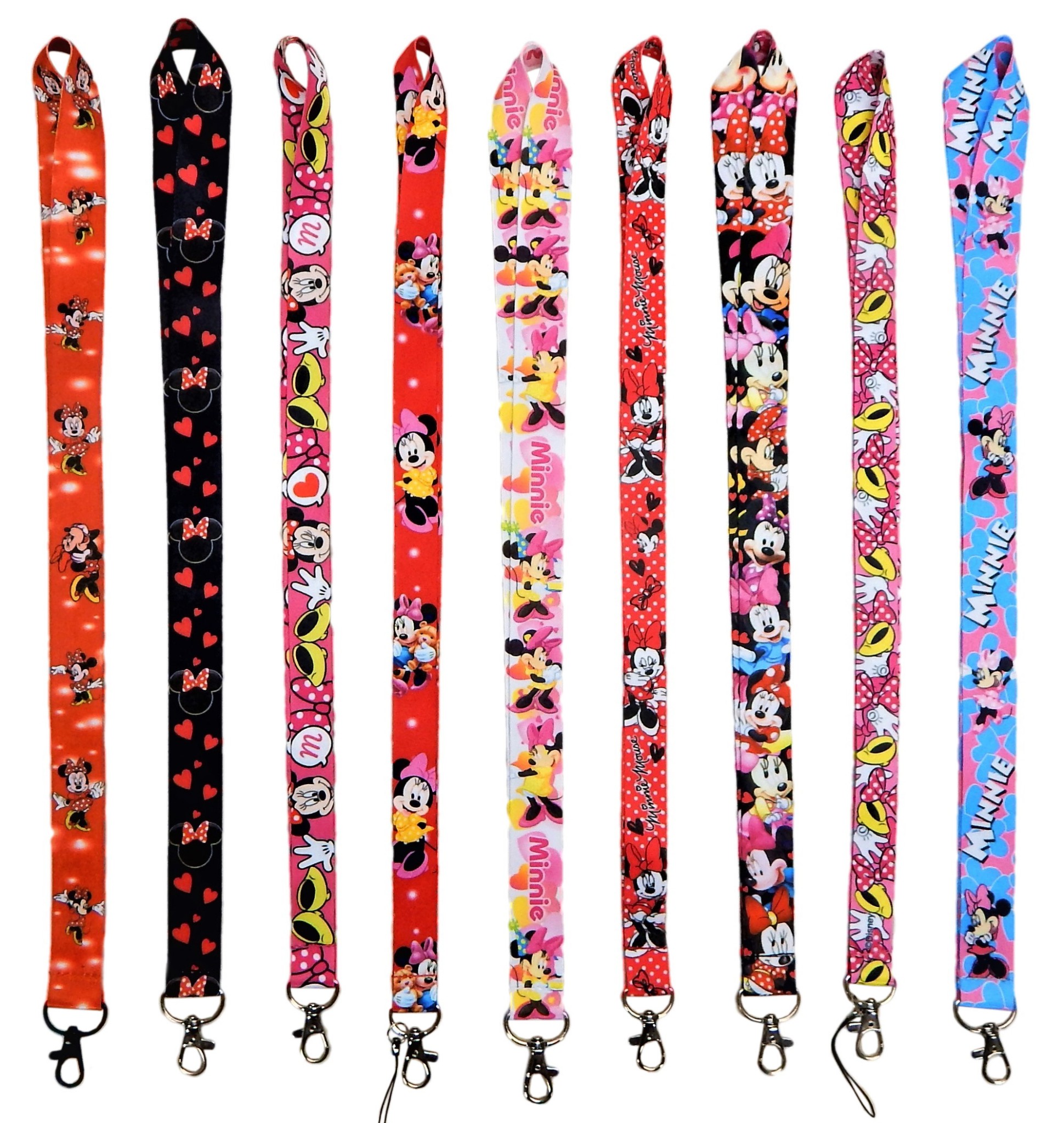 Disney Minnie Mouse Lanyards with Clip ID / Badge Holder