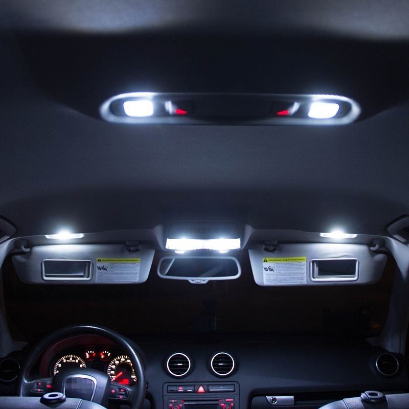 White LED Lights Interior Package Kit for Mazda 3 2014 & up 6 Pcs