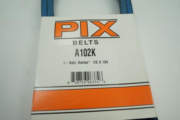 NEW PIX BELT PART # A76K 1//2 IN x 78 IN BLUE A-SECTION BELT; REP 9543004
