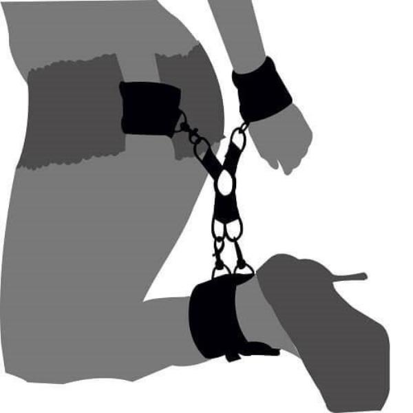 Hog Tie Cuffs Set Restraints Adult Bondage Bdsm Bedroom Naughty Couples Gifts 5060211962301 Ebay