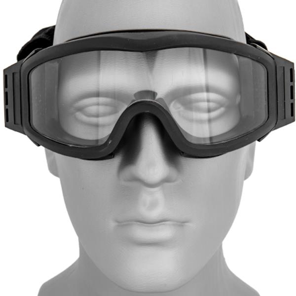 Clear Lens Lancer Tactical Full Seal Airsoft Safety Goggles