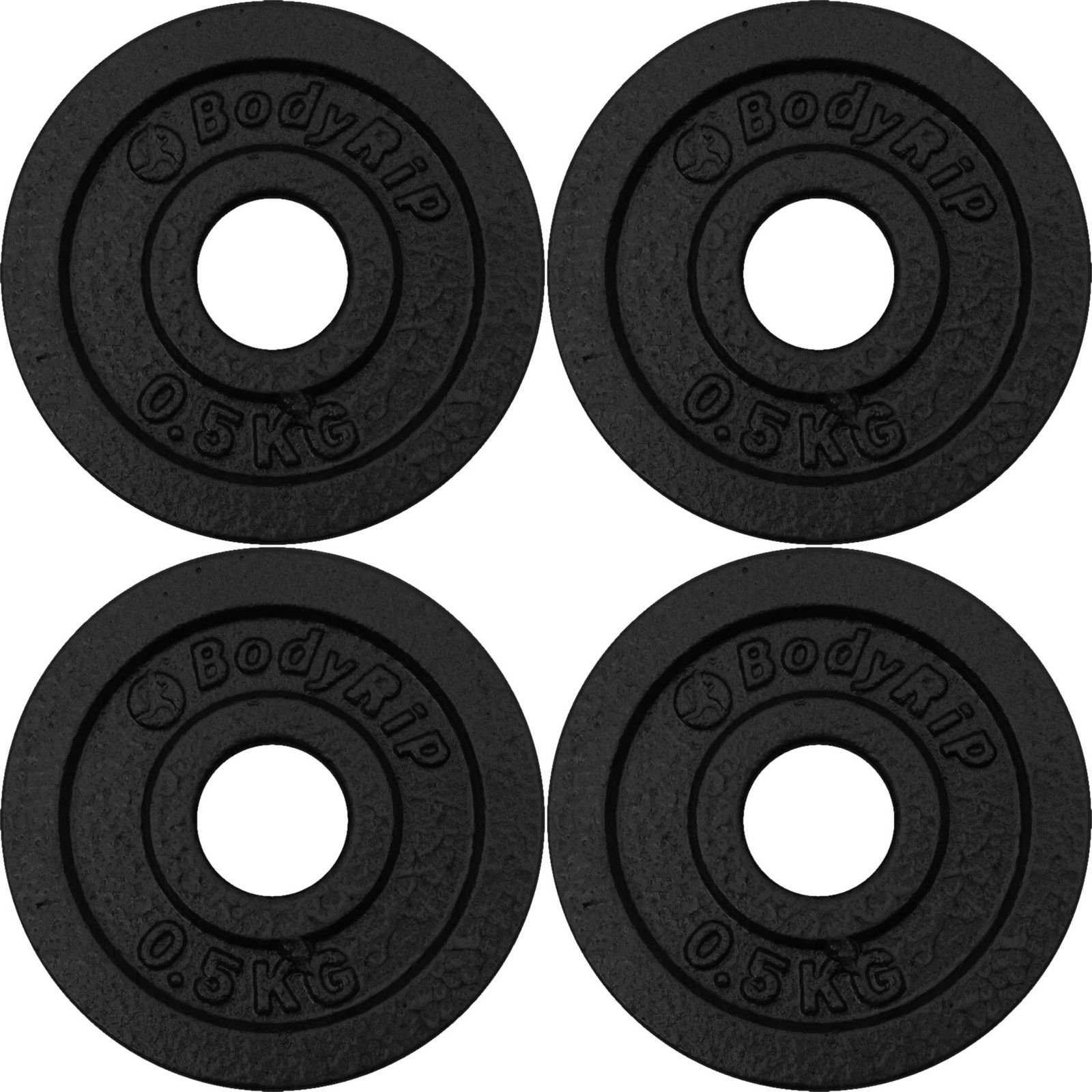 BODYRIP olympique 2/" code couleur poids plaques 4 x 1.25kg de levage disc gym bar