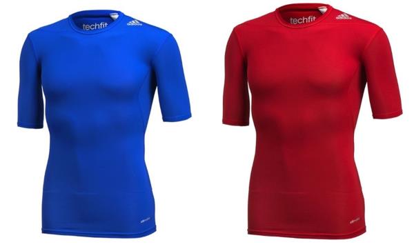 red blue soccer jersey