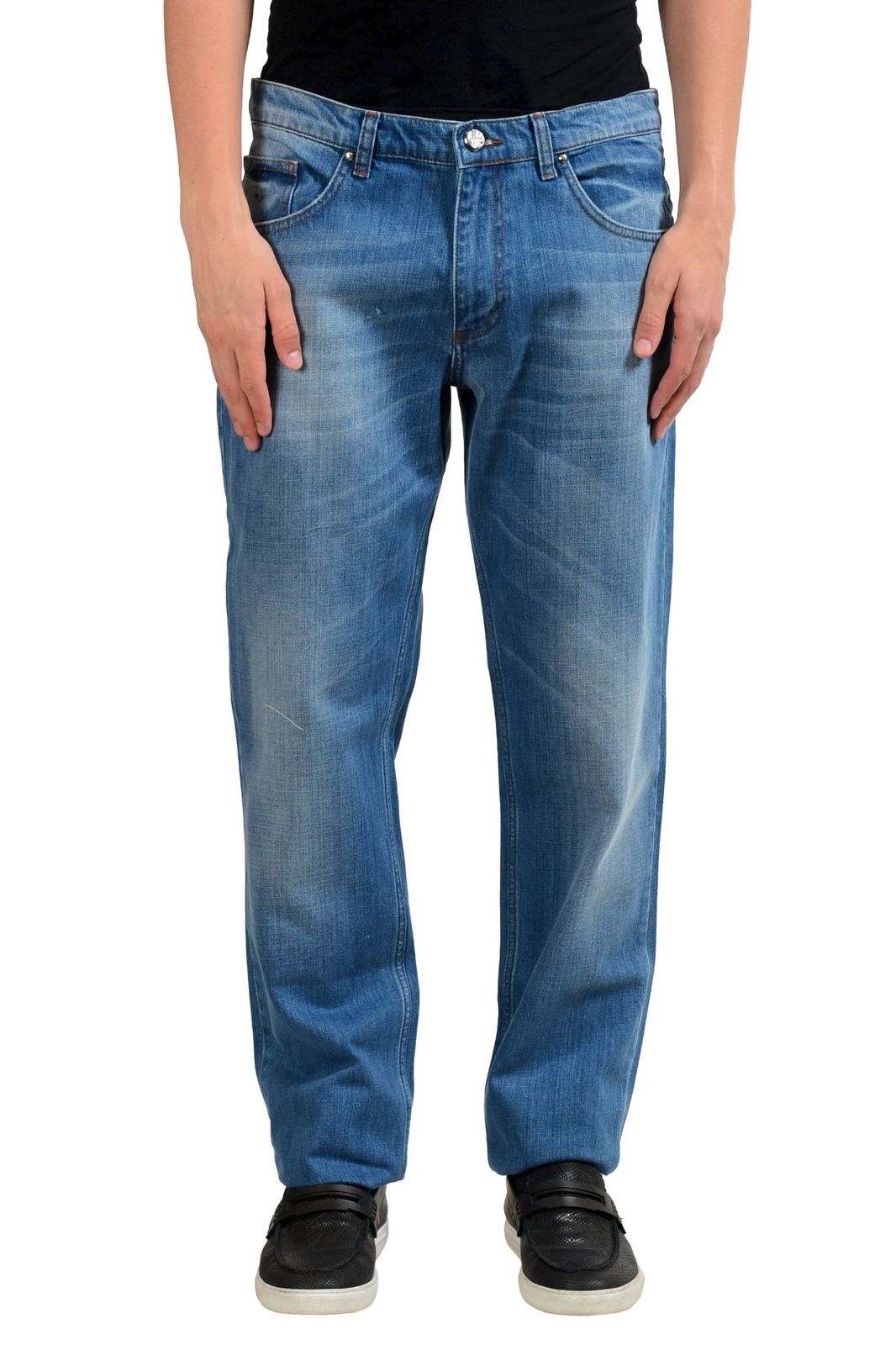 Versace Jeans Men's Blue Regular Fit Classic Jeans Size 36 38 42 | eBay