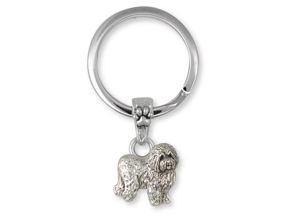 Old English Sheepdog Angel Charm Jewelry Sterling Silver Handmade Dog Charm OE3