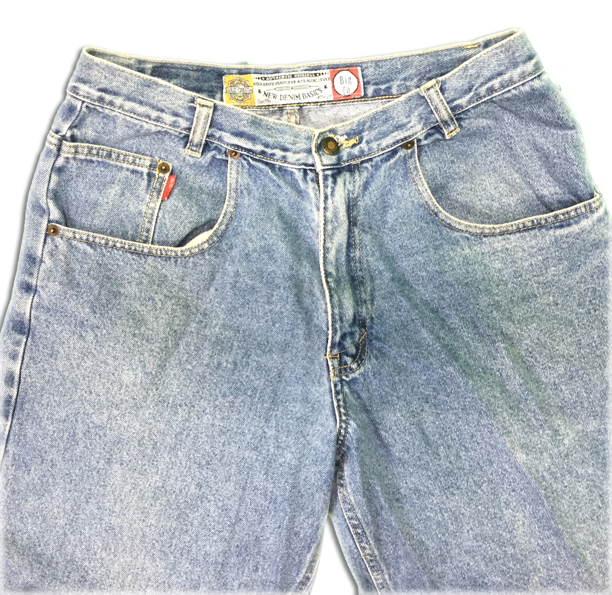 Bugle Boy Jeans Mens 32W Blue Denim Jean Shorts | eBay