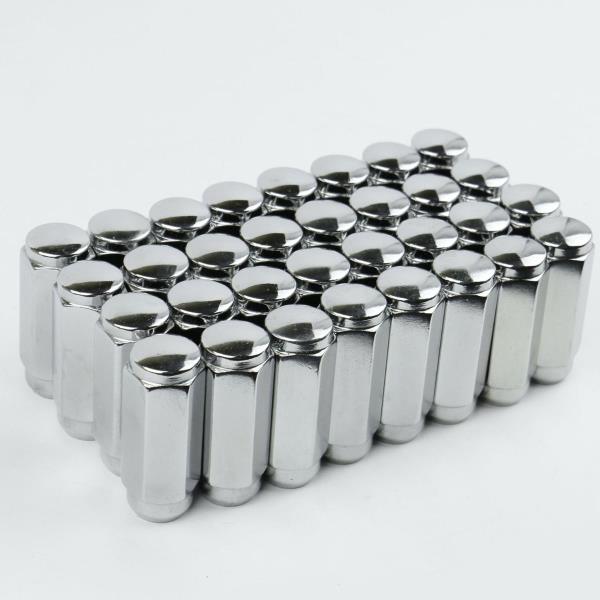 32 Extra Long Wheel Lug Nuts Conical Seat 2/" Length 13//16/" HEX 9//16/" Thread