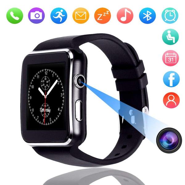X6 Curved Screen Bluetooth Smart Wrist Watch Phone for Samsung iPhone Android - watchx6 21 600 - X6 Curved Screen Bluetooth Smart Wrist Watch Phone for Samsung iPhone Android