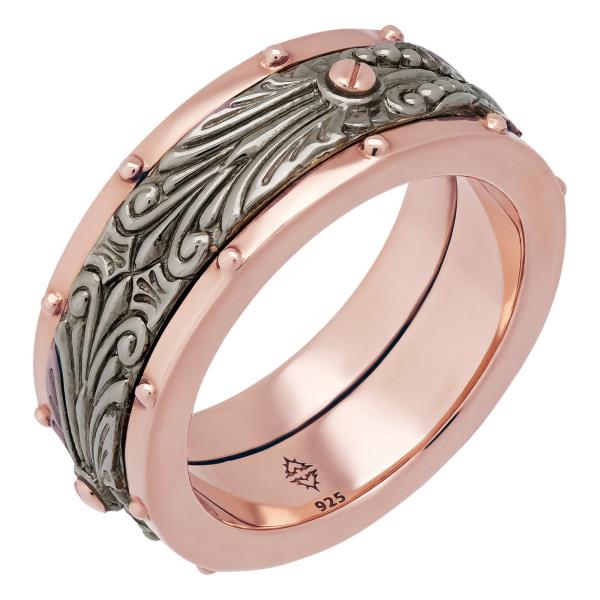Luxo Jewelry News Letter - High Quality Premium Jewelry - Stephen Webster 925 Sterling Silver London calling spinner Ring Size 10 »$325