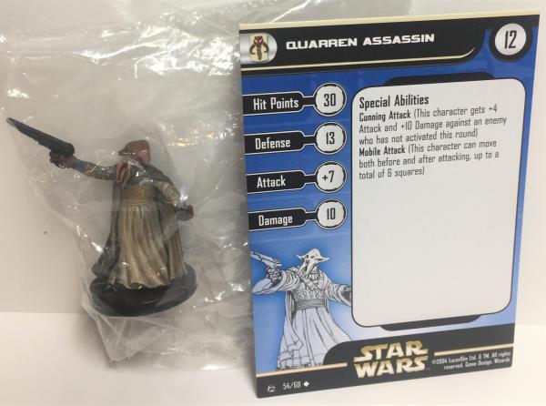 Star Wars Rebel Storm mini 54 Quarren Assassin Uncommon