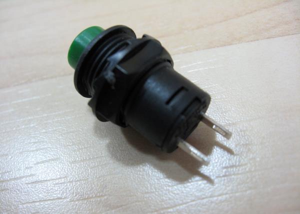 Green Push Button Toggle Switch 1//2/" On-Off Latching 3A 125VAC 0.3A 12VDC #E35E