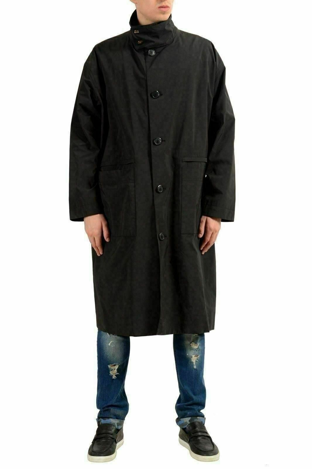 versace trench coat mens