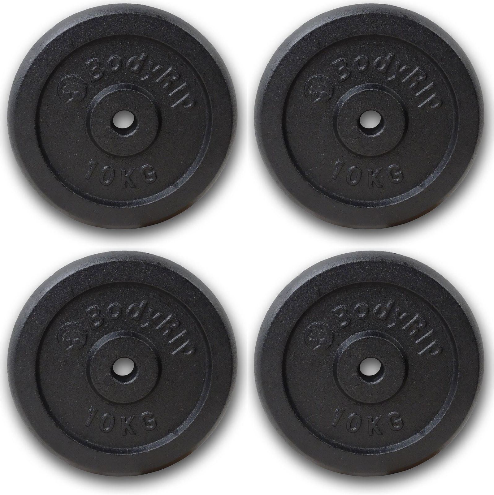 BodyRip Cast Iron Weight Lifting Disc Plates Pack of 2
