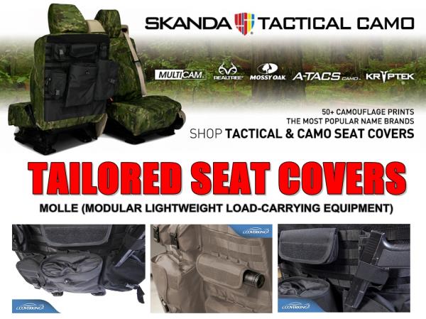 Car Truck Seat Covers Camo Kryptek Typhon Tactical Front Custom
