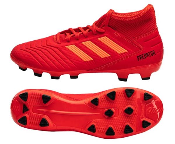 adidas red spike cleats