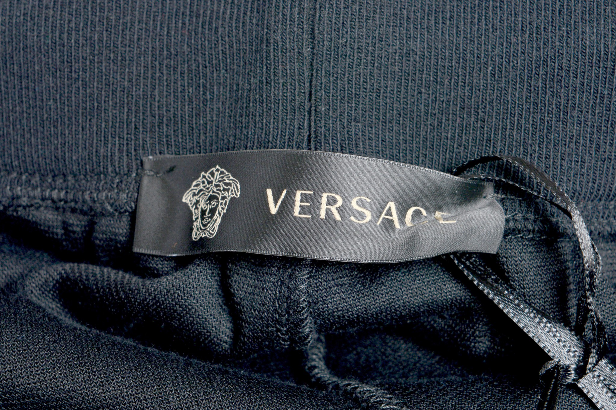 Versace Men's Black Velour Track Sweat Pants Size S XL 2XL 3XL 4XL