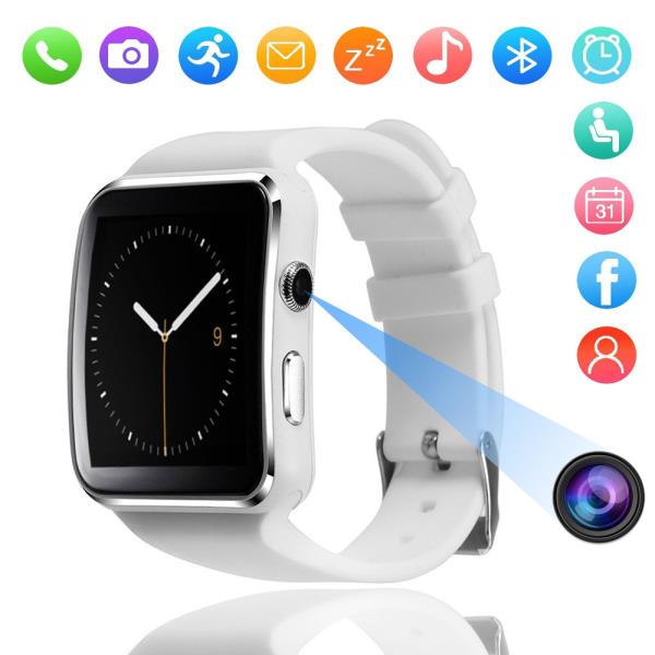 X6 Curved Screen Bluetooth Smart Wrist Watch Phone for Samsung iPhone Android - watchx6 17 600 - X6 Curved Screen Bluetooth Smart Wrist Watch Phone for Samsung iPhone Android