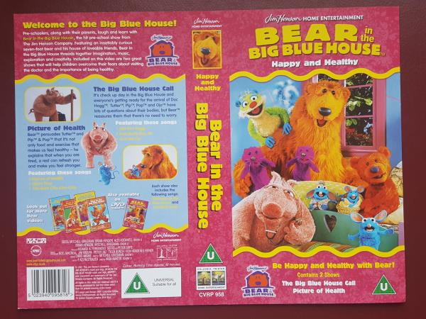 Bear In The Big Blue House Happy Healthy Promo Video Sleeve