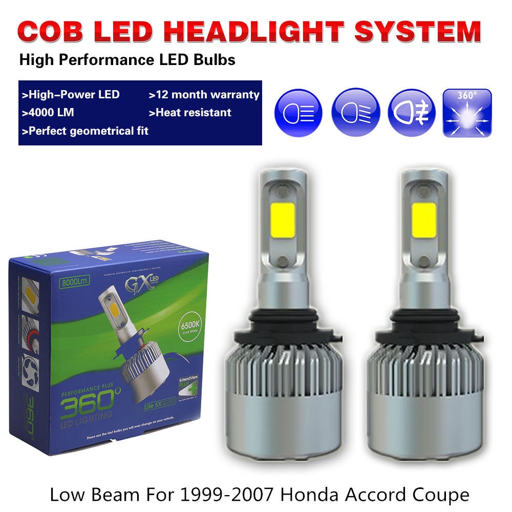 9006 LED Headlight Bulbs 36w 6000K Bright White Low Beam for SATURN SL1