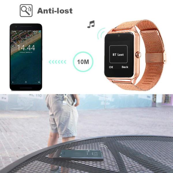New Z60 Bluetooth Smart Watch GSM SIM Phone Mate Stainless Steel For IOS Android - watchz60 3 600 - New Z60 Bluetooth Smart Watch GSM SIM Phone Mate Stainless Steel For IOS Android