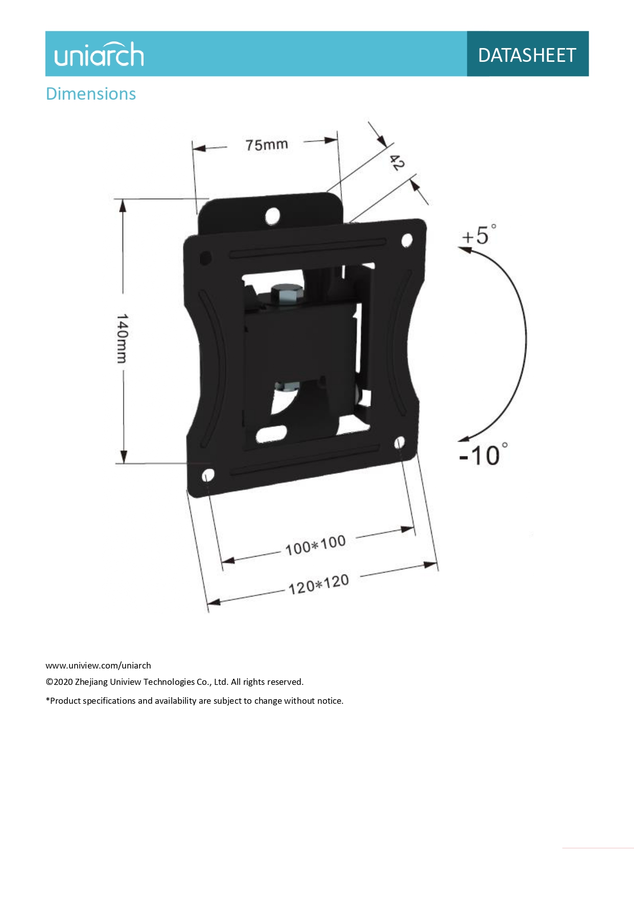 HB-4022-A 22" Wall-hanging Mounts