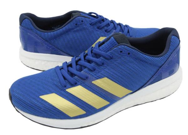 adidas men blue running shoes