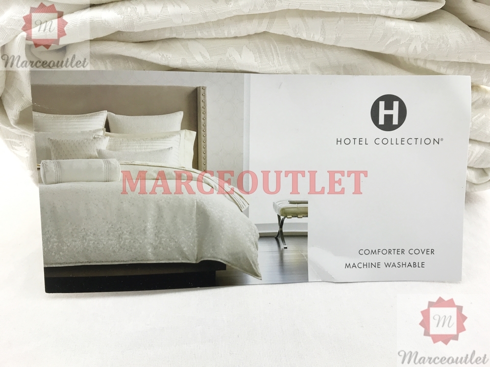 Hotel Collection Plume Full Queen Duvet Cover Off White Ebay