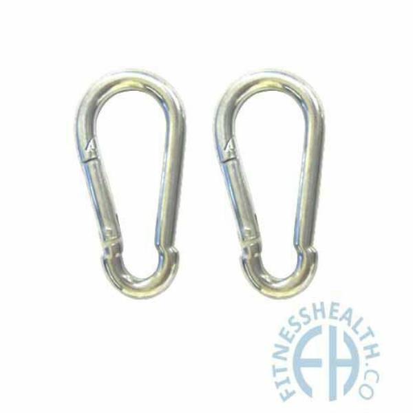 Fitness Health FH Heavy Duty Carabiner Snap Lock Hook 8 cm Cable Machine Bar Attachment 