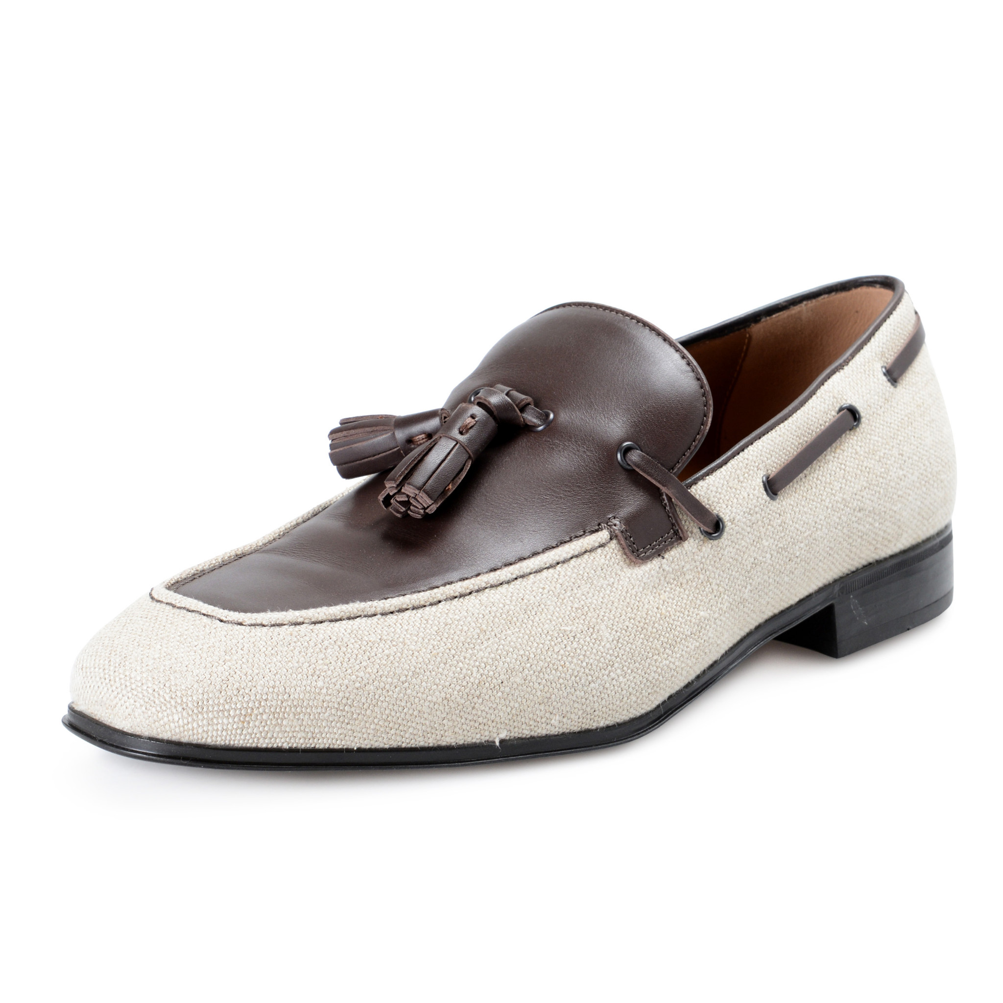canvas penny loafers