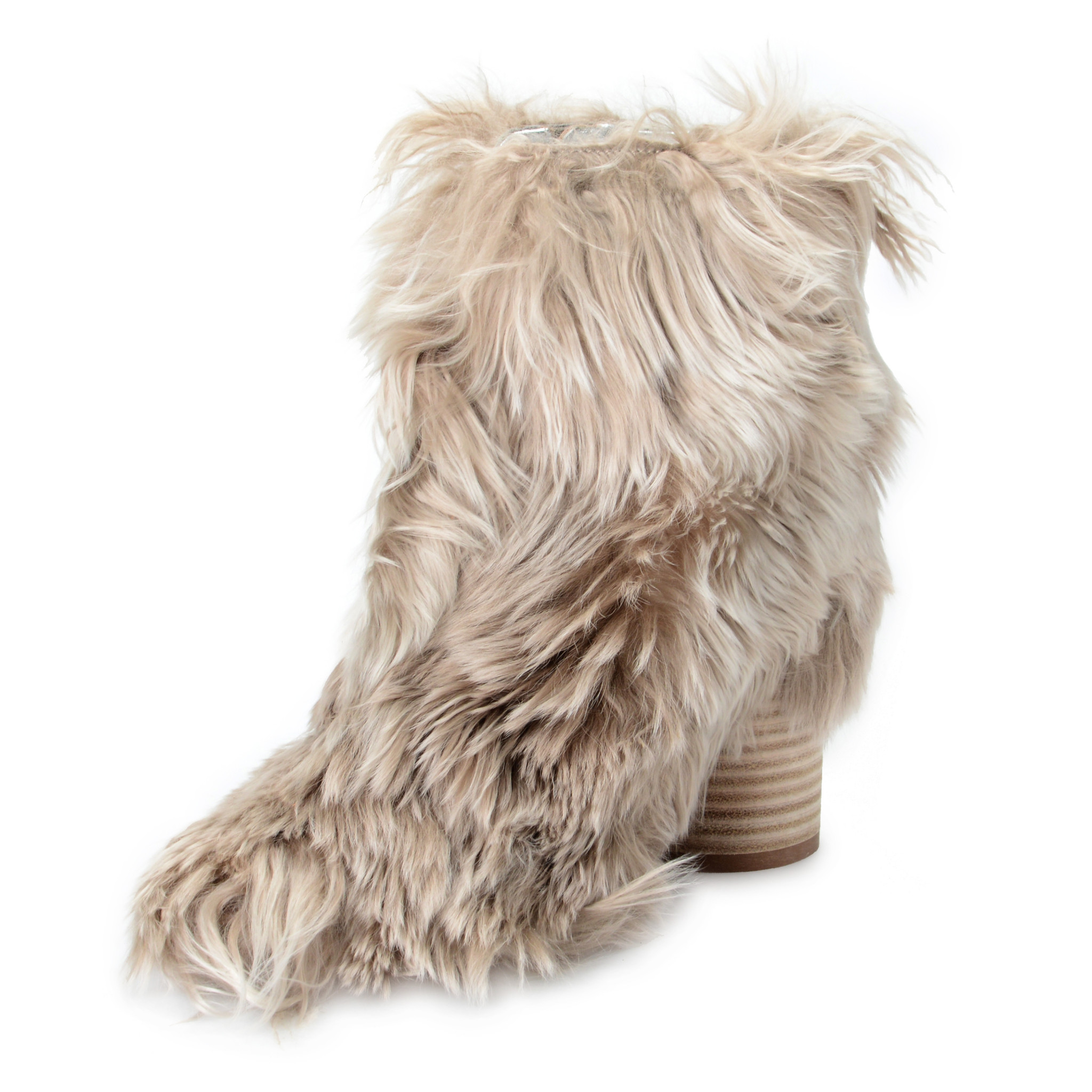 real fur shoes