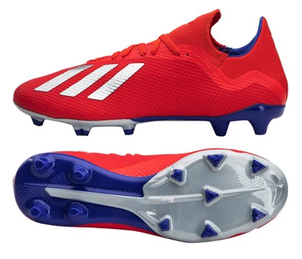 Adidas Men X 18.3 FG Cleats Red Black Soccer Football Shoes Boot Spike  BB9367 | eBay