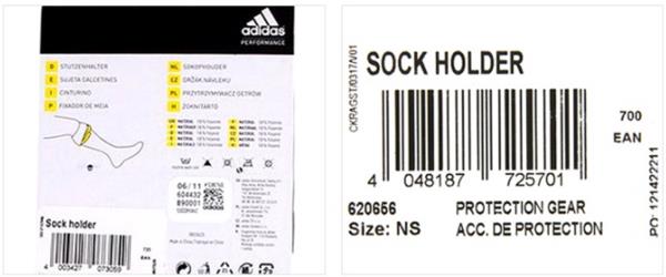 Adidas Soccer Socks Size Chart