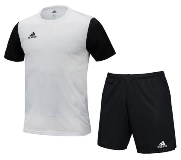Adidas Men Estro Parma Tee Shirts Training Suit Set White Top Pant Jersey  DP3234 | eBay