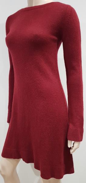 balenciaga red sweater dress