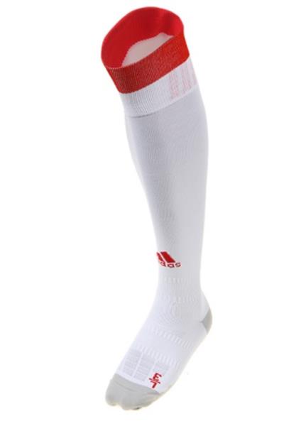red and white adidas socks