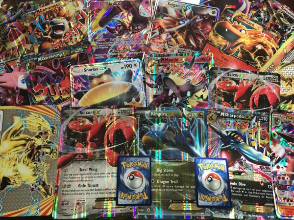 Details About Pokemon Tcg 5 Card Jumbo Oversized Lot W Mega Ex Break Or Gx Cards