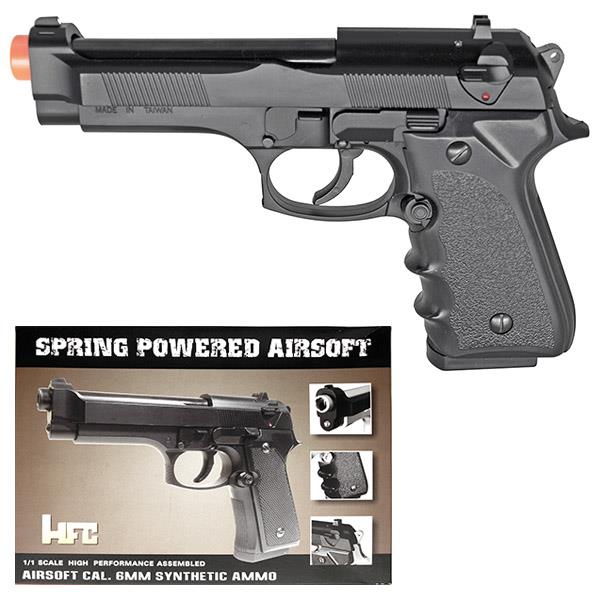 Uk Arms P2220 M1911 Spring Airsoft Pistol W Flashlight Black 