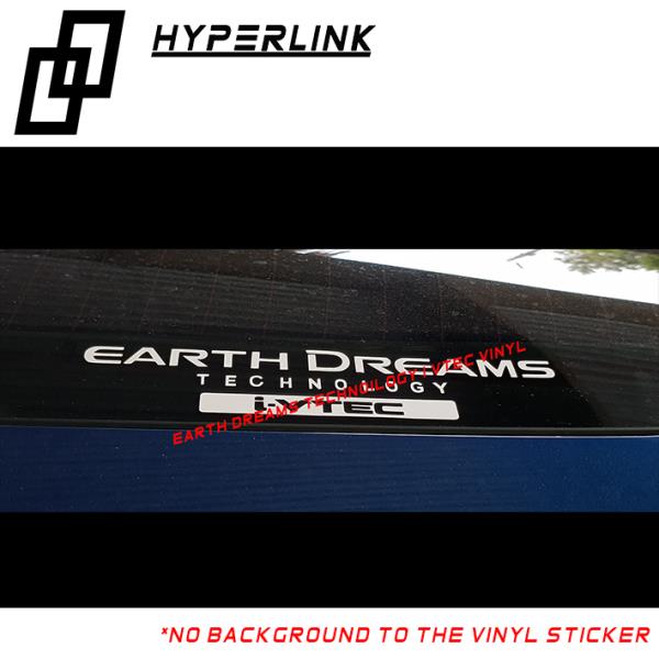 Honda Earth Dreams Technology I VTEC Vinyl Sticker eBay